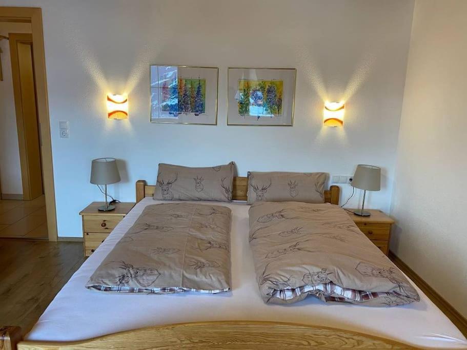 Ferienhaus Zillertal Panorama Blick Balkon Sauna Zellberg Bagian luar foto