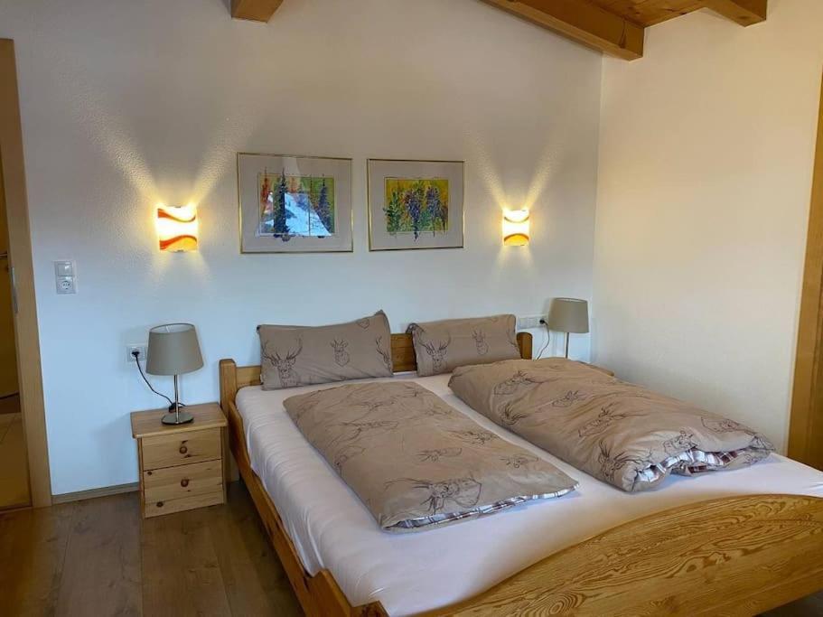 Ferienhaus Zillertal Panorama Blick Balkon Sauna Zellberg Bagian luar foto